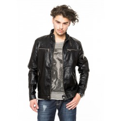 Men´s Leatherette Jacket Julian Black