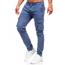 Men´s Cargo Trousers Denis Blue