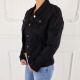 Womens Denim Jacket Nadia Black