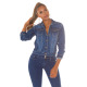 Womens Denim Jacket Nadia Blue