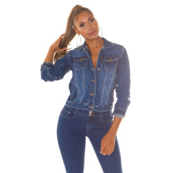 Womens Denim Jacket Nadia Blue