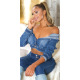 Womens Denim Jacket Nadia Blue