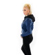 Womens Denim Jacket Ria Blue-black