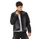 Mens Denim Jacket Timur Grey