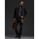Mens Denim Jacket Timur Grey