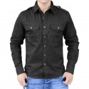 Mens Black Shirt Shilton