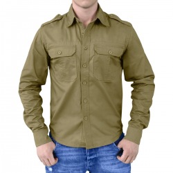 Mens Olive Shirt Shilton