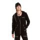 Mens Black Sweater Hoody Theron