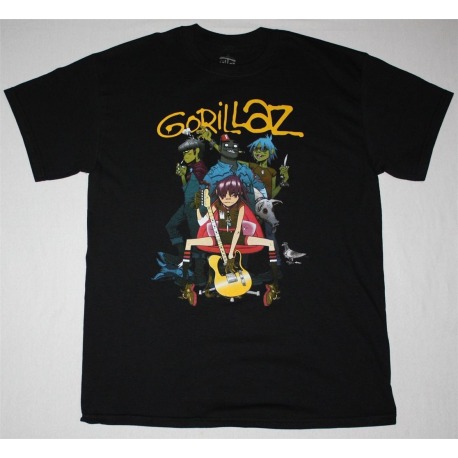 Unisex Tshirt GORILLAZ Black