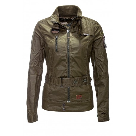 Womens Olive Jacket Tricia