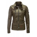 Womens Olive Jacket Tricia