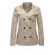 Womens Beige Coat Sydnee