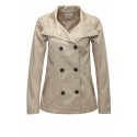 Womens Beige Coat Sydnee