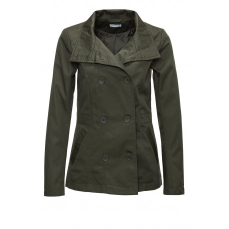 Womens Olive Coat Sydnee