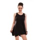 Womens Dress Amoeba Black