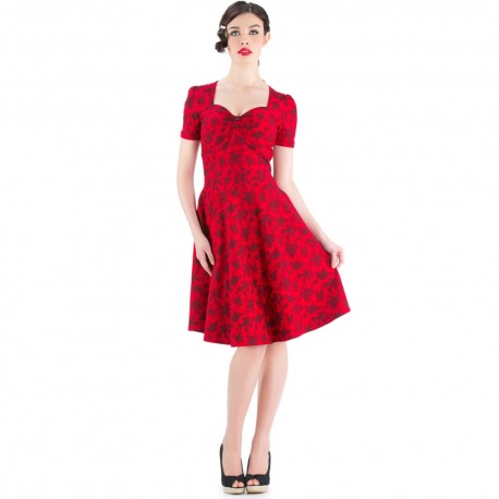 Womens Dress Foxy Red