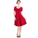 Womens Dress Foxy Red