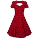 Womens Dress Foxy Red