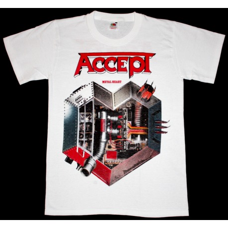 Unisex T Shirt ACCEPT White