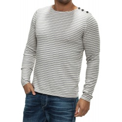 Mens Light Grey Pullover Alvin