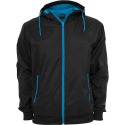 Mens Jacket Patrick Black / Turquoise