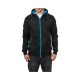 Mens Jacket Patrick Black / Turquoise