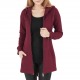 Womens Hoody Ezra Dark Red