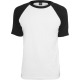 Mens T-shirt Asher White / Black