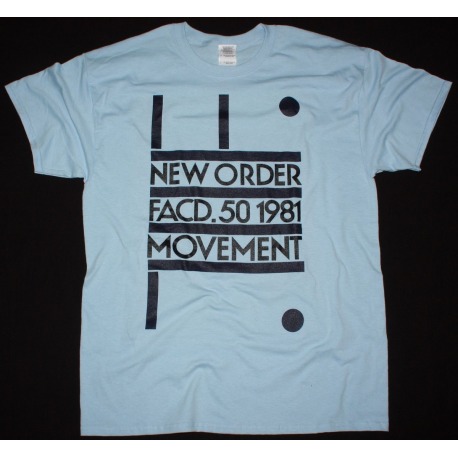 Unisex T Shirt NEW ORDER Blue