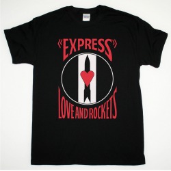 Unisex T Shirt LOVE AND ROCKETS Black