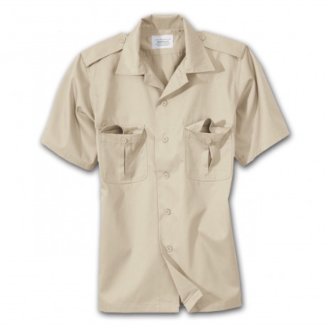 Men´s Short Sleeved Shirt Arnold Beige