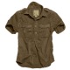 Mens Short sleeved Shirt Alain Brown