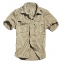 Mens Short sleeved Shirt Alain Beige